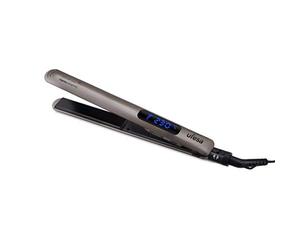 Ufesa PP5500 Velvet Pro-Fer à Lisser 2 en 1, Plaques en Nanocéramique, Lissage Facile et Professionnel, Température 150°C à 230 °C, Lisseur et Boucleur, Ergononomique, Chauffage Rapide, Gris