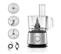 Ufesa Quick Slicer Processeur Alimentaire Multifonction 10 en 1, 1200W, Capacité de 1,5L, Corps en Inox, x3 Disques Double Face, x1 Lame de Coupe, x1 Lame Mélangeuse.