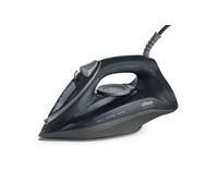 Ufesa Steam Tech 2400 Fer à Repasser Vapeur, 2400W, Débit Vapeur 0-30gr/min, Fonction Pressing 120gr, Semelle Céramique, Double Système Anti-Calcaire, Anti-Gouttes Noir, Exclusivité Amazon