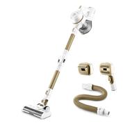 Ufesa U3 Digital Pet Aspirateur-balai 2 en 1 Batterie Sec Sans sac 0,8 L Or, Blanc 2,2 Ah