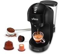 Ufesa Venezia Machine à Café Capsule 4 en 1,Réservoir 1 L,15 BAR,1400 W