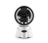 Ufesa Ventilateur de Table Bergen, 40W, avec Technologie 3D de Circulation d’Air, 6 Vitesses, Oscillation 60º/90º, Télécommande, Minuterie 7,5 h, Panneau de Contrôle Lumineux, Ultra-Silencieux