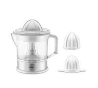 Ufesa Zing Presse-agrumes Électrique 40W, Capacité 0,7L, Corps en Acier Inoxydable, 2 Cônes et Filtre Réglable, Rotation Bidirectionnelle, Allumage Automatique, Pièces Amovibles et Sans BPA