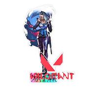 UfgDGS Game Valorant Jett Omen Phoenix Viper Figure Stand Acrylique 15 cm - Support Double Face, Décoration Bureau et Cadeau Collection (2)