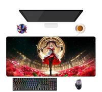 UfgDGS Tapis de Souris Anime Date a Live Tokisaki Kurumi | Tapis XXL Lavable avec Bordures Renforcées (90 cm x 40 cm x 3 mm) | Surface Durable et Antidérapante (2)