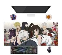 UfgDGS Tapis de Souris Anime Hell's Paradise | Tapis de Souris XXL Imperméable (90 cm x 40 cm x 3 mm) | Base Antidérapante en Caoutchouc | Protection Clavier et Souris pour PC et Portable (2)