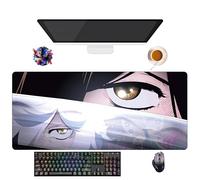 UfgDGS Tapis de Souris Anime Hell's Paradise | Tapis de Souris XXL Imperméable (90 cm x 40 cm x 3 mm) | Base Antidérapante en Caoutchouc | Protection Clavier et Souris pour PC et Portable (5)