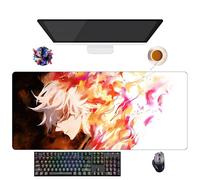 UfgDGS Tapis de Souris Anime Hell's Paradise | Tapis de Souris XXL Imperméable (90 cm x 40 cm x 3 mm) | Base Antidérapante en Caoutchouc | Protection Clavier et Souris pour PC et Portable (1)