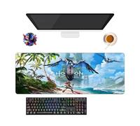 UfgDGS Tapis de Souris Game Horizon Forbidden West | Tapis de Souris XXL Imperméable (80 cm x 30 cm x 3 mm) | Base Antidérapante en Caoutchouc | Protection Clavier et Souris pour PC et Portable (4)