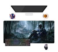 UfgDGS Tapis de Souris Game Where Winds Meet | Tapis XXL Lavable avec Bordures Renforcées (90 cm x 40 cm x 3 mm) | Surface Durable et Antidérapante | Idéal pour Bureau, Jeux et Maison (2)