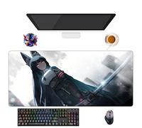 UfgDGS Tapis de Souris Game Zenless Zone Zero Nicole Llen Joe Hoshimi | Tapis de Souris XXL Imperméable (90 cm x 40 cm x 3 mm) | Base Antidérapante en Caoutchouc (2)