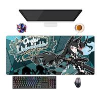 UfgDGS Tapis de Souris Game Zenless Zone Zero Nicole Llen Joe Hoshimi | Tapis de Souris XXL Imperméable (90 cm x 40 cm x 3 mm) | Base Antidérapante en Caoutchouc (5)