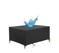 UFGFYTT Housse Salon de Jardin 420D Imperméable, 210x175x65cm/LxWxH Housse de Canapé et Couverture Mobilier Rotin, Bâche Protection Anti-UV Coupe-Vent, Les Tables et chaises d'extérieu
