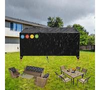 UFGFYTT Housse Salon de Jardin Exterieur sur Mesure 202x77x72cm/LxWxH 420D Oxford Tissu Imperméable et Résistance au Froid pour Table Chaise de Jardin Rectangulaire, terrasse, Bâche de Protection