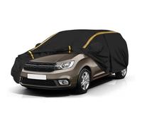 Ufgwhirl Bache Voiture Exterieur pour Dacia Sandero 3 Stepway Housse de Voiture,Protection UV Anti-Neige et Coupe-Vent Tous Temps avec Bande réfléchissante