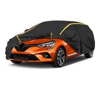Bache Voiture Exterieur pour Renault Clio 5 Housse de Voiture,Protection UV Anti-Neige et Coupe-Vent Tous Temps avec Bande réfléchissante