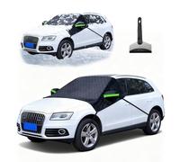 Ufgwhirl Couverture Pare Brise Voiture Hiver pour Toyota Supra MK4(A80) 1993-2002,Protection Contre Le Gel et la Neige,Pare-poussière,Protège Pare Brise Hiver,Repliable-Noir