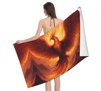 UFhgjjb Beautiful Phoenix Print Serviettes de bain - Serviette en microfibre pour salle de bain, plage et voyage - Ensembles polyvalents pour le fitness, les hôtels