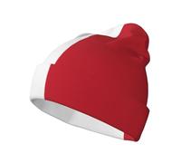 UFhgjjb Bonnet tricoté imprimé drapeau de l'île Maurice - Bonnet doux et chaud pour temps froid, design unisexe pour l'extérieur et la maison, Drapeau de Malte, Taille unique