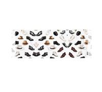 UFhgjjb Écharpe à franges en cachemire pur imprimé burger - Pashmina léger pour femme, châle tendance doux et chaud, Présentoir de chaussures et de chapeaux, taille unique