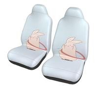 UFhgjjb Housses de siège auto universelles motif lapin pour homme et femme - Protections de siège avant, adaptées pour voiture, SUV, berline, camion