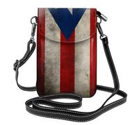 UFhgjjb Petit sac à main pour téléphone portable imprimé lapin avec sangle réglable, parfait pour les voyages et un usage quotidien, Papier peint Drapeau Porto Rico, Taille unique