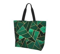 UFhgjjb Sac à bandoulière imprimé drapeau de Malte pour femme - Grand sac fourre-tout réutilisable, sac de rangement pour le shopping, accessoires de la vie quotidienne, Motif géométrique noir et doré