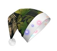 UFhgjjb The beauty of Zongye Bonnet de Noël à LED pour adultes - Chapeau de Père Noël festif, couvre-chef unisexe en peluche pour Noël, Nouvel An