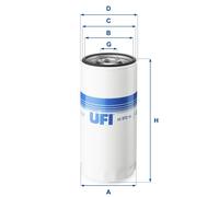 UFI 23.572.00 Filtre à huile
