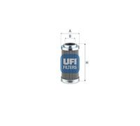 Filtre, système hydraulique de travail UFI 77.028.
