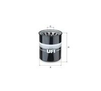 UFI 80.047.00 Filtre, système hydraulique de travail