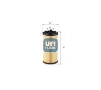 Filtre hydraulique de direction assistée 83.033.00 UFI