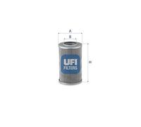 Filtre, système hydraulique de travail UFI 85.186.00
