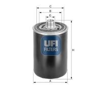 Filtre Hydraulique UFI 86.006.00 - Equivalent SH 56367 HIFI FILTER