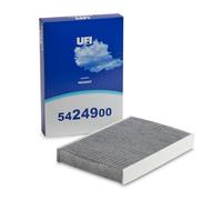 UFI Filters, Charcoal Cabin Filter 54.249.00, Filtre à cabine de Remplacement, Adapté aux Voitures, Applicable sur Divers Modèles de Peugeot