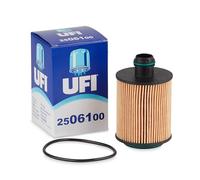 UFI Filters, Filtre à Huile 25.061.00, Filtre à Huile de Remplacement Voitures, Applicable sur Divers Modèles Alfa Romeo, Citroën, Fiat, Ford, Lancia, Opel, Peugeot, Saab, Suzuki et Vauxhall