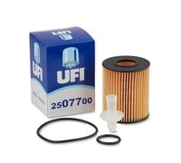 UFI Filters, Filtre à Huile 25.077.00, Filtre à Huile de Remplacement, Adapté aux Voitures, Applicable sur Différents Modèles Lexus GS, Toyota Auris et Toyota Verso