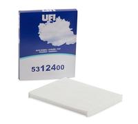 UFI Filters, Filtre à Pollen d'Habitacle 53.124.00, Filtre d'Habitacle de Remplacement, Adapté aux Voitures, Applicable sur Divers Modèles de Abarth, Alfa Romeo, Citroen, Fiat, Opel, Peugeot et Vauxhall
