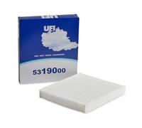 UFI Filters, Filtre à Pollen d'Habitacle 53.190.00, Filtre à Pollen d'Habitacle, Adapté aux Voitures, Applicable sur Divers Modèles de Seat, Skoda et Volkswagen