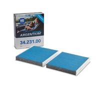 UFI Filters, Filtre d'Habitacle ARGENTIUM 34.231.00, Filtre d'Habitacle de Remplacement, Adapté à la Voiture, Applicable sur Différents Modèles BMW, BMW Alpina et Rolls Royce