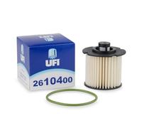 UFI Filters, Filtre Diese 26.104.00, Filtre à Carburant de Remplacement, Adapté à Diverses Voitures, Applicable sur Divers Modèles Citroen, DS Automobiles, Ford, Opel, Peugeot, Toyota et Vauxhall