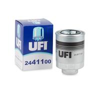 UFI Filters, Filtre Diesel 24.411.00, Filtre à Carburant de Remplacement, Adapté aux Véhicules Agricoles, Applicable sur Divers Modèles de Ford, Mazda, Mitsubishi, Toyota