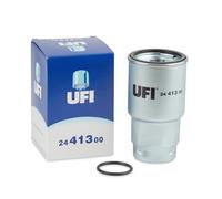 UFI Filters, Filtre Diesel 24.413.00, Filtre à Carburant de Remplacement, Adapté aux Voitures, Applicable sur Divers Modèles Cummins, Mazda, Subaru et Toyota