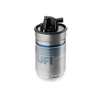 UFI Filters, Filtre Diesel 24.424.00 Filtre à Carburant de Remplacement, Adapté aux Voitures, Applicable sur Divers Modèles de Audi, Skoda, Volkswagen