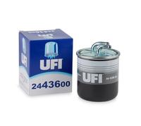 UFI Filters, Filtre Diesel 24.436.00, Filtre à Carburant de Remplacement, Adapté à Diverses Voitures, Applicable sur Divers Modèles Chrysler, Mercedes Benz, Mitsubishi, Optare Group et Smart