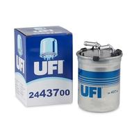UFI Filters, Filtre Diesel 24.437.00, Filtre à Carburant de Remplacement, Adapté aux Voitures, Applicable sur Différents Modèles Comme Audi, Seat, Skoda et Volkswagen
