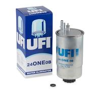 UFI Filters, Filtre Diesel 24.ONE.0B, Filtre à Carburant de Remplacement, Adapté aux Voitures, Applicable sur Divers Modèles tels que Citroën, Fiat et Peugeot
