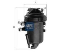 UFI Filters, Filtre Diesel 55.178.00, Filtre à Carburant de Remplacement, Adapté à Voitures, Applicable sur Divers Modèles Fiat Doblò, Fiat Panda et Fiat Punto