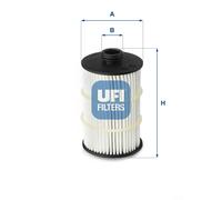 UFI Filtre 25.090.00 pour Audi A6 Avant S6 Quattro RS6 Performance A8 Bentley