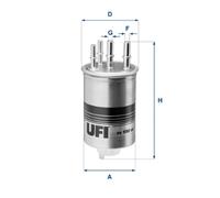 UFI Filtre À Carburant Compatible Pour Land Rover Range